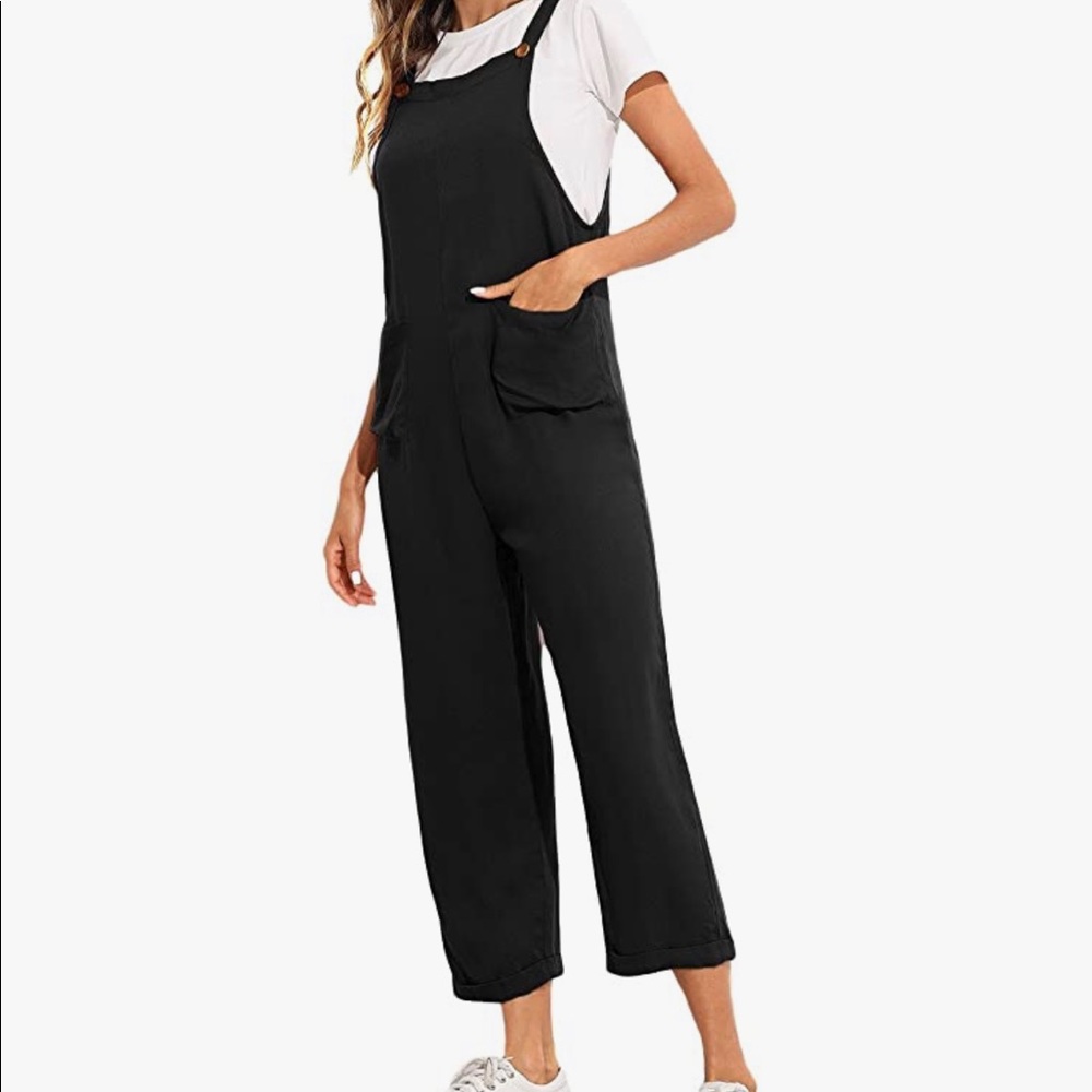 Black Jumpsuit Overalls